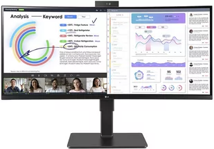 Monitor 34" LG Curved UltraWide 34BQ77QC-B - Monitory - miniaturka - grafika 1