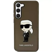 Etui i futerały do telefonów - Etui ochronne na telefon Karl Lagerfeld KLHCS23MHNIKTCK do Samsung Galaxy S23+ Plus S916 czarny/black hardcase Ikonik Karl Lagerfeld - miniaturka - grafika 1