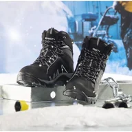 Botki męskie - ARDON QUEST G1310 - trzewik zimowy softshellowy o sportowym kroju ocieplane czarnym syntetycznym futerkiem treking - 36-46. 43 - miniaturka - grafika 1