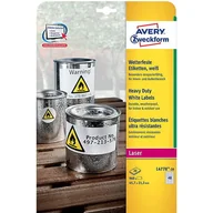 Etykiety do drukarek - Avery Zweckform Etykiety Zweckform Heavy Duty A4 45,7 x 21,2 mm (L4778-20) - miniaturka - grafika 1