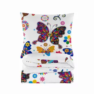 Pościel Bawełniana 160X200 Łowicki Motyl - Pościel - miniaturka - grafika 1