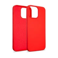 Etui i futerały do telefonów - Beline Etui Silicone iPhone 15 Pro Max 6,7" czerwony/red - miniaturka - grafika 1