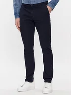Spodnie męskie - Guess Spodnie materiałowe M4RB29 WFYTA Granatowy Slim Fit - miniaturka - grafika 1