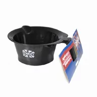 Pozostałe akcesoria fryzjerskie - ronney RONNEY Professional Hairdressing Accessories - Tinting bowl with rubber 260 ml - miska do farbowania z gumą CZARNA (RA 00168) - miniaturka - grafika 1