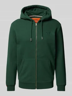 Bluza rozpinana z wyhaftowanym logo - Koszulki męskie - miniaturka - grafika 1