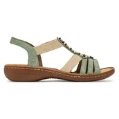 Sandały damskie - Sandały Rieker 60851-52 - miniaturka - grafika 1