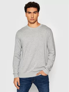 Swetry męskie - Jack&Jones PREMIUM Sweter Bluray 12192311 Szary Regular Fit - grafika 1