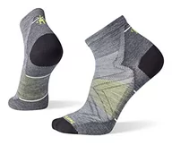 Skarpetki damskie - Smartwool Męskie skarpety Run Zero Cushion do kostki, szare, rozmiar XL, średni szary, XL - miniaturka - grafika 1
