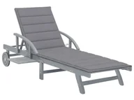 Leżaki ogrodowe - Elior Jasnoszary ogrodowy leżak G2-C98 - miniaturka - grafika 1
