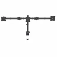 Uchwyty do monitorów - StarTech ARMTRIO uchwyt / stojak do monitorów 61 cm (24") Czarny Biurko - miniaturka - grafika 1