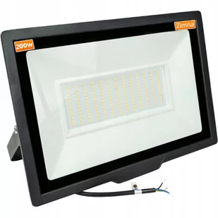 Naświetlacz LED Halogen Lampa 200W 6000K IP65 Reflektor Czarny - Lampy ogrodowe - miniaturka - grafika 1