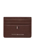 Etui na dokumenty i karty - Tommy Hilfiger Etui na karty kredytowe Th Central Cc Holder AM0AM11858 Brązowy - miniaturka - grafika 1