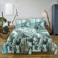 Pościel - Pościel Bawełniana 140x200 DINOSAUR, 2-elementy - miniaturka - grafika 1