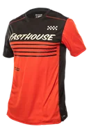 Koszulki rowerowe - Koszulka MTB Fasthouse Classic Mercury Czarny/CzerwonyXL - miniaturka - grafika 1