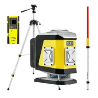 Poziomice laserowe - ZESTAW Laser krzyżowy Nivel System CL1B niebieski + statyw SJJ-M1 EX + tyczka LS-24 + odbiornik CLS-4 Nivel System - miniaturka - grafika 1