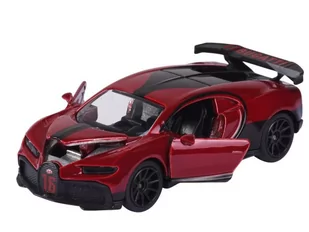 Majorette BUGATTI CHIRON PUR SPORT 213D, czerwony - Samochody i pojazdy dla dzieci - miniaturka - grafika 1