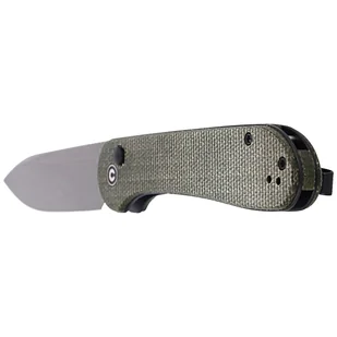 Nóż składany CIVIVI Button Lock Elementum Dark Green Micarta, Gray Stonewashed (C2103C) - Noże - miniaturka - grafika 6