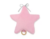 Karuzele dla niemowląt - Pozytywka Gwiazdka Dla Niemowląt Minky - Różowa - miniaturka - grafika 1