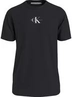 Koszulki i topy damskie - Calvin Klein Koszulka w kolorze czarnym - miniaturka - grafika 1