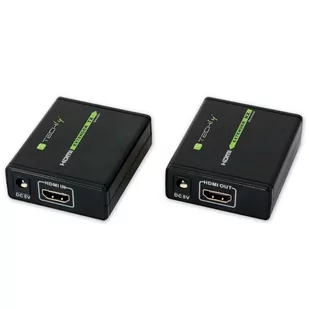 Techly Extender HDMI po skrętce Cat 6/6a/7 do 60m Full HD 3D czarny KKTCKPBV0040 - Kable komputerowe i do monitorów - miniaturka - grafika 2