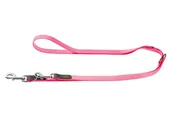 Smycze dla psów - Hunter regulowana smycz convenience 15/200 neonoworóżowa - miniaturka - grafika 1