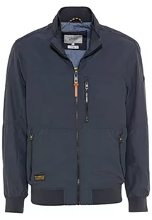 camel active Męska bluza z poliestru pochodzącego z recyklingu, granatowy, 98 - Bluzy męskie - miniaturka - grafika 1