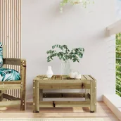 Pozostałe meble ogrodowe - Podnóżek ogrodowy, impregnowane drewno sosnowe 825491 - miniaturka - grafika 1