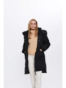 CANADA weather gear Płaszcz zimowy w kolorze czarnym - Kurtki damskie - miniaturka - grafika 1