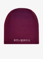 Czapki damskie - Czapka termoaktywna Brubeck Active Wool Hat - plum - miniaturka - grafika 1
