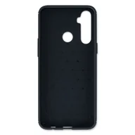 Etui i futerały do telefonów - Realme 6i wzmocnione elastyczne etui z efektem szczotkowanego włókna węglowego, granatowe - miniaturka - grafika 1