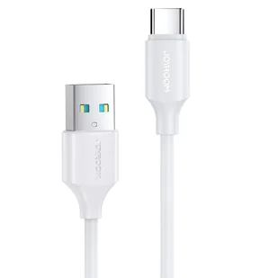 Joyroom kabel do ładowania / transmisji danych USB - USB Typ C 3A 0,25m biały S-UC027A9 - Kable USB - miniaturka - grafika 1