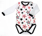 Body dla niemowląt - Body długi rękaw GWIAZDKI r 62 KLEKLE - miniaturka - grafika 1