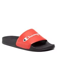 Klapki i japonki damskie - Klapki Champion - Slide Varsity S21993-CHA-RS001 Red/Nny - miniaturka - grafika 1