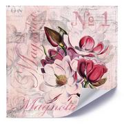 Plakaty - Plakat FEEBY Kwiaty magnolii 2, 40x40 cm - miniaturka - grafika 1