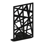 Podpórki do książek - Podpórka AD204, LINIE, czarny strukturalny - miniaturka - grafika 1