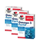 Układ nerwowy - 3x Doppelherz® aktiv Omega-3 FORTE,3x60 kapsułek ZESTAW - miniaturka - grafika 1