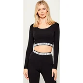 Swetry damskie - Tommy Hilfiger Sweter Cropped Fit - miniaturka - grafika 1