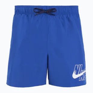 Szorty kąpielowe męskie Nike Logo Solid 5" Volley - Kąpielówki męskie - miniaturka - grafika 1