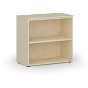 Regały biurowe - Regał biurowy PRIMO WOOD, 740 x 800 x 420 mm, brzoza - miniaturka - grafika 1