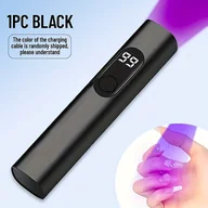 Lampy UV do paznokci - TEMU 1 Szt./2 Szt. Biała/rdzawa/czarna Latarka-395nm, Solidyfikacja Sztuki Naleśniczej, Minimalistyczna Mini Latarka Ręczna Do Paznokci, USB, Do - miniaturka - grafika 1