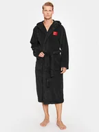 Szlafroki męskie - Hugo Szlafrok 50503029 Czarny - miniaturka - grafika 1