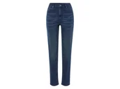 Spodnie damskie - esmara® Jeansy termiczne damskie, Straight Fit (46, Ciemnoniebieski) - miniaturka - grafika 1