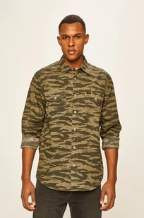 Lee Worker Shirt Męska Koszula Utility Green L68Hdyng-M - Koszule męskie - miniaturka - grafika 1