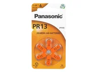 Baterie i akcesoria - 6 szt. Bateria słuchowa Panasonic PR-13HEP (1LM) - miniaturka - grafika 1