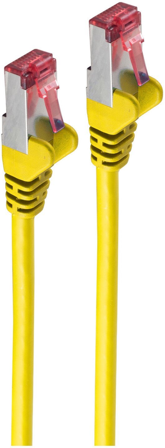Shiverpeaks shiverpeaks BS75711-A0.15Y, 0.15 m, Cat6a, S/FTP S-STP, RJ-45, RJ-45, Yellow