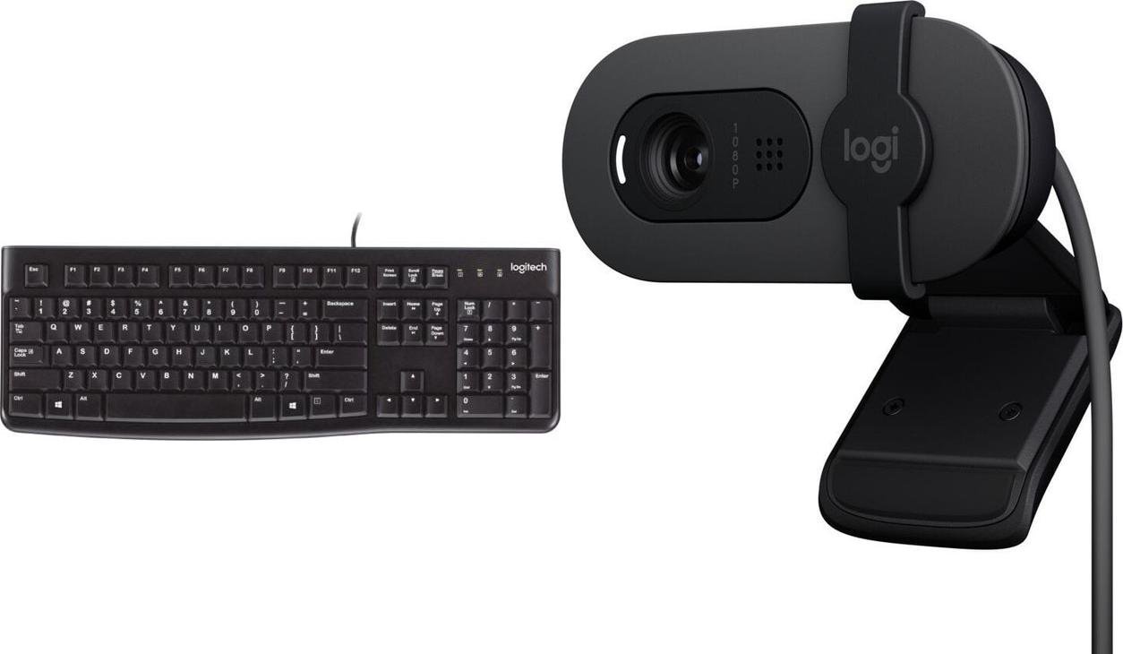 Logitech K120 920-002479 + Brio 100 960-001585