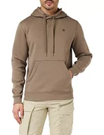 Bluzy męskie - G-STAR RAW Męska bluza Premium Core Hooded Bluza, brązowa (deep Walnut D16121-C235-B743), M, brązowy (Deep Walnut D16121-c235-b743) - miniaturka - grafika 1