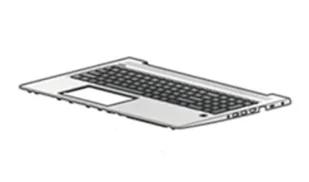 HP L45091-B31 części zamienne do notatników Płyta główna w obudowie + klawiatura - Części i akcesoria do laptopów - miniaturka - grafika 1
