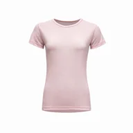 Koszulki sportowe damskie - Koszulka damska Devold Breeze Merino 150 T-Shirt Wmn Rozmiar: S / Kolor: jasnoróżowy - miniaturka - grafika 1