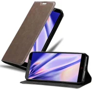 Etui i futerały do telefonów - Cadorabo Etui do ZTE Nubia Z11 MAX Etui ochronne w kolorze brązowym Etui na telefon komórkowy Etui z magnetycznym zamknięciem - miniaturka - grafika 1